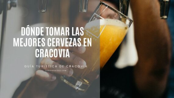 cervezas en Cracovia en un bar artesanal